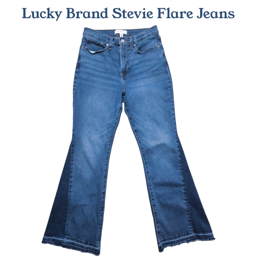 Lucky Brand Stevie High Rise Denim Flare Jeans